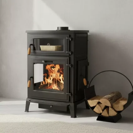 Poêle à bois avec four Pyrite – 13 Kw ETNA Luxe