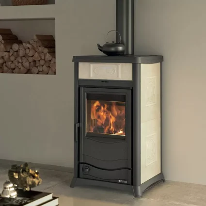 Poêle à bois bouilleur TermoRossella plus Evo DSA 4.0 – 11 Kw La Nordica