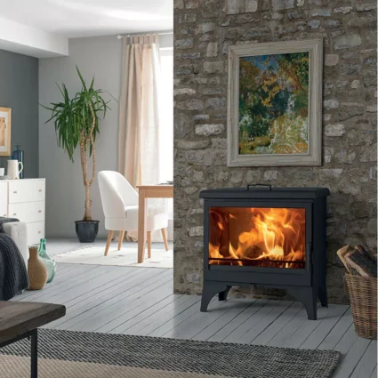 Poêle à bois avec chauffe plat Boheme - 9,8 Kw Panadero
