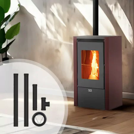 pack poele a granules mignon kit d installation sortie arriere