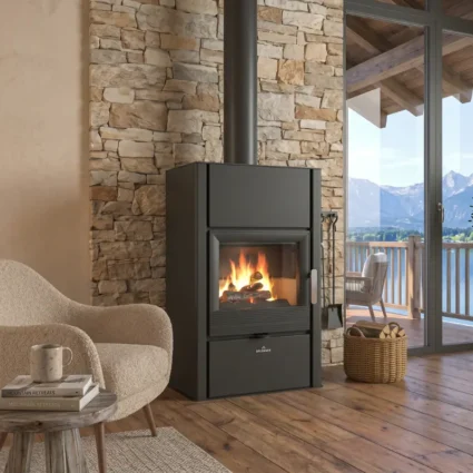 Poêle à bois hydro HydroNova Plus – 12,7 Kw Bronpi