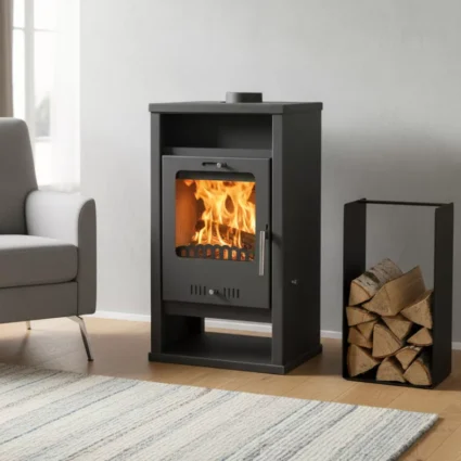 Poêle à bois Monolithe – 7,92 Kw Smart Stove