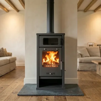Poêle à bois avec four Titan – 8 Kw Smart Stove