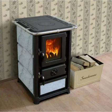 Poêle à bois avec plaque de cuisson Olymp Plus – 11 Kw MBS